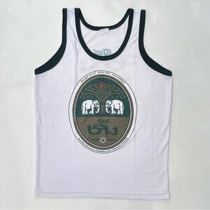 Vintage 1991 Chang Beer Thailand Tank Top Promo Advertising Size Men’s Small